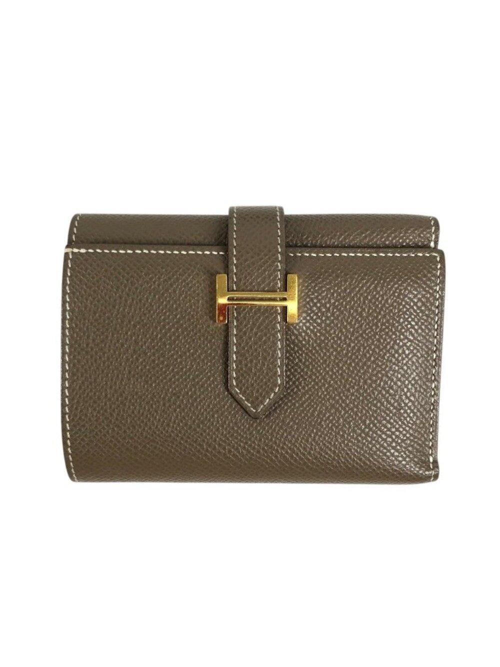 Hermes Trifold Wallet Bearn Combine Epsom Etoupe Beige